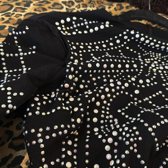 Cache Vintage Black Embellished Bodycon Dress - Picture 11 of 11